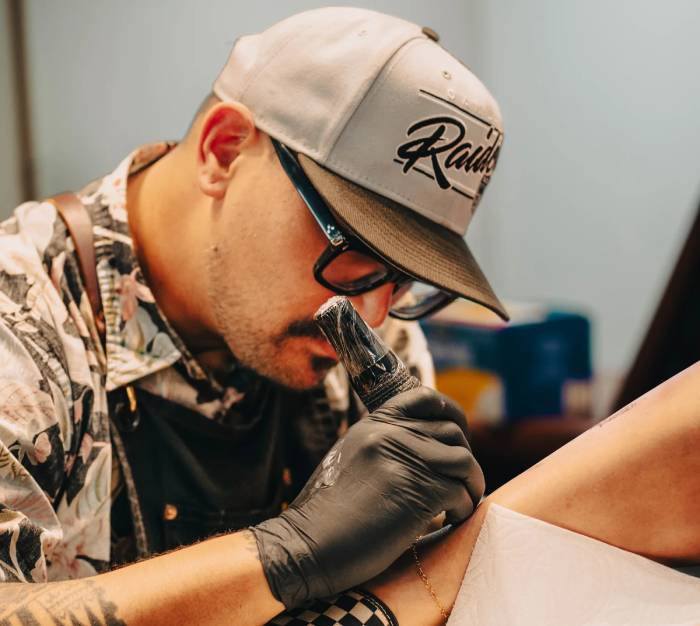 Tyson 18b Tattoo Illustrative Blackwork Las Vegas