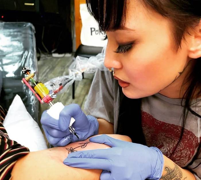 Baby G Anime Manga Blackwork Tattoo Artist Las Vegas | 18b Tattoo