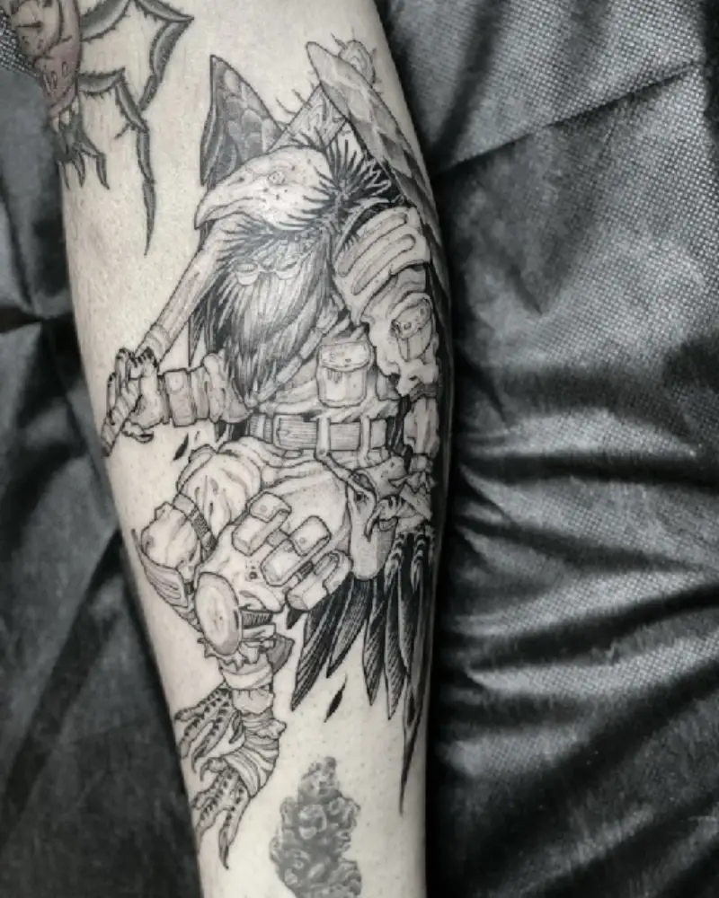 Arm tattoo Downtown Las Vegas Arts District - By Tyson 18b Tattoo