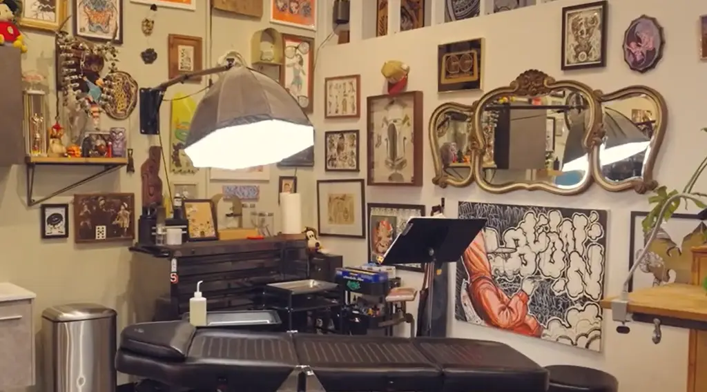 Best tattoo shop in downtown las vegas's interior