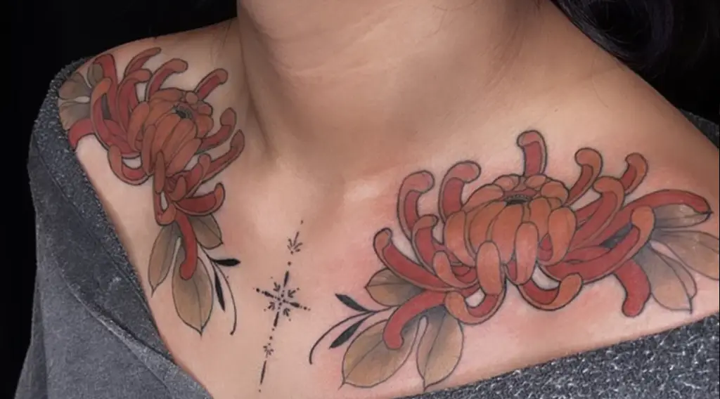 Custom tattoo in art distruct
