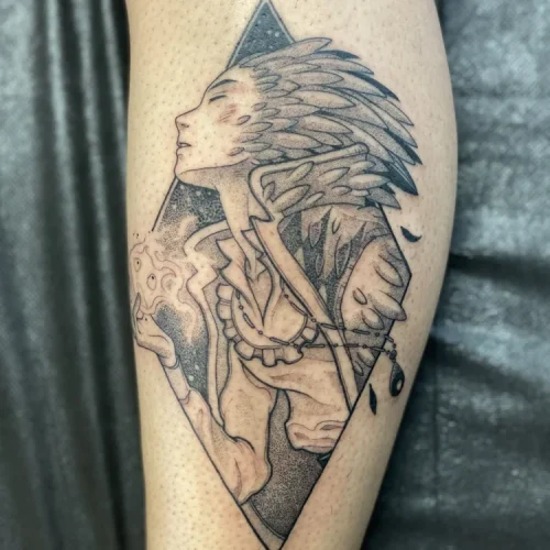 illustrative tattoo of Star Wars Clone Trooper | Las Vegas Arts District