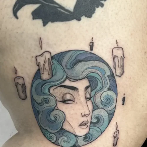 Custom color tattoo 18b Tattoo Arts District - By Tyson 18b Tattoo